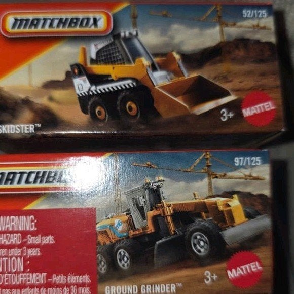 Matchbox Skidster & Ground Grinder, Matel, Onbekend, Nieuw, Ophalen of Verzenden