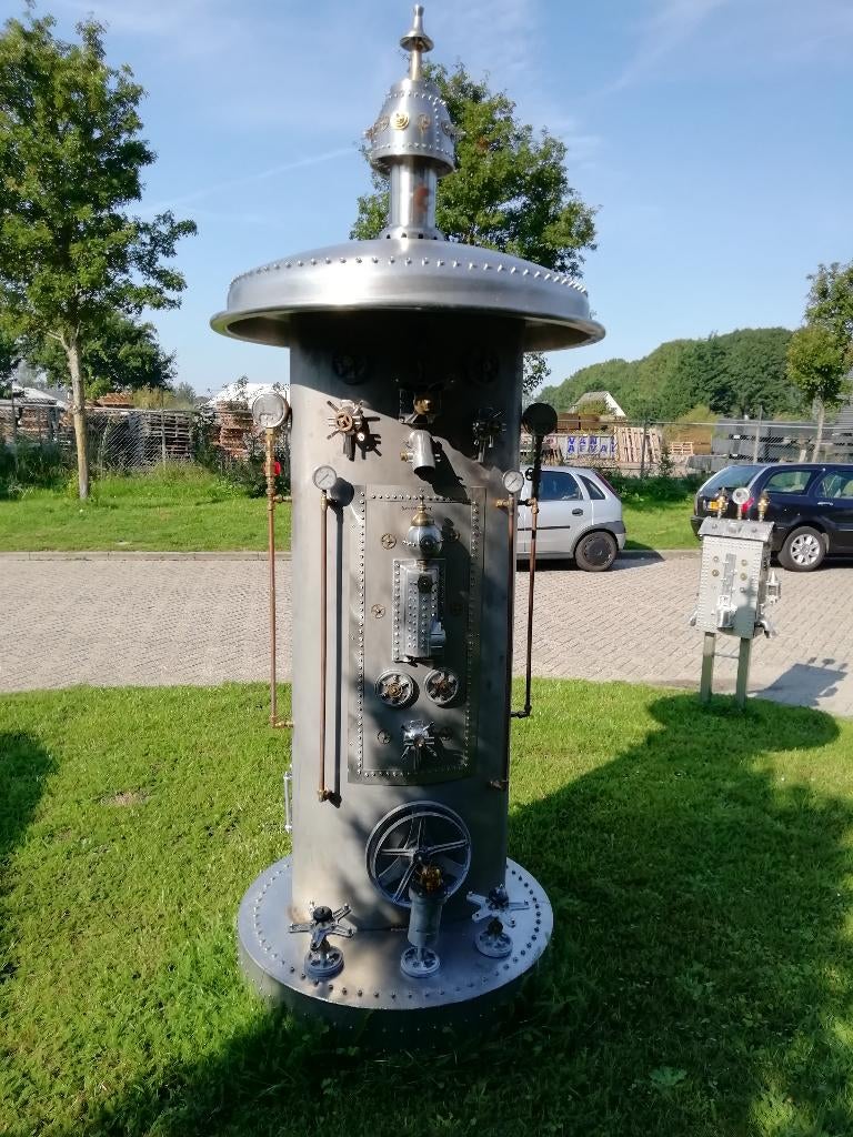 Te koop waanzinnige RVS kunstwerk, Tuin en Terras, Tuinbeelden, Ophalen of Verzenden, Nieuw, Metaal, Overige typen