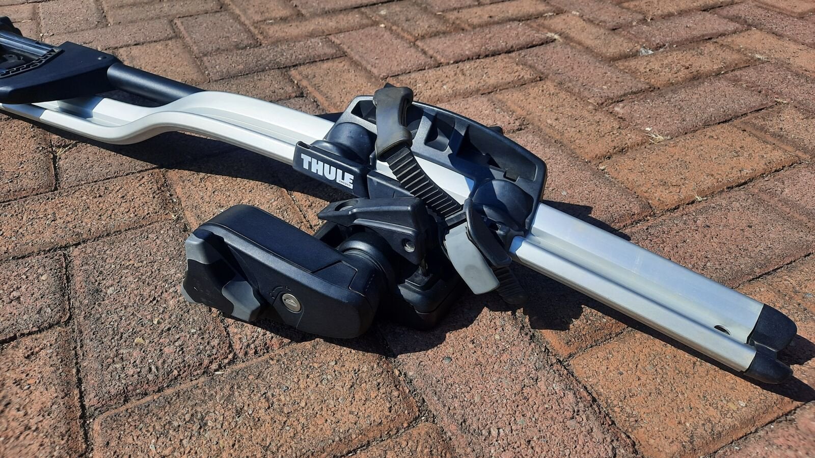 Thule proride 598 fietsendragers (3x), Auto diversen, Ophalen, 3 fietsen of meer, Zo goed als nieuw, Dakdrager
