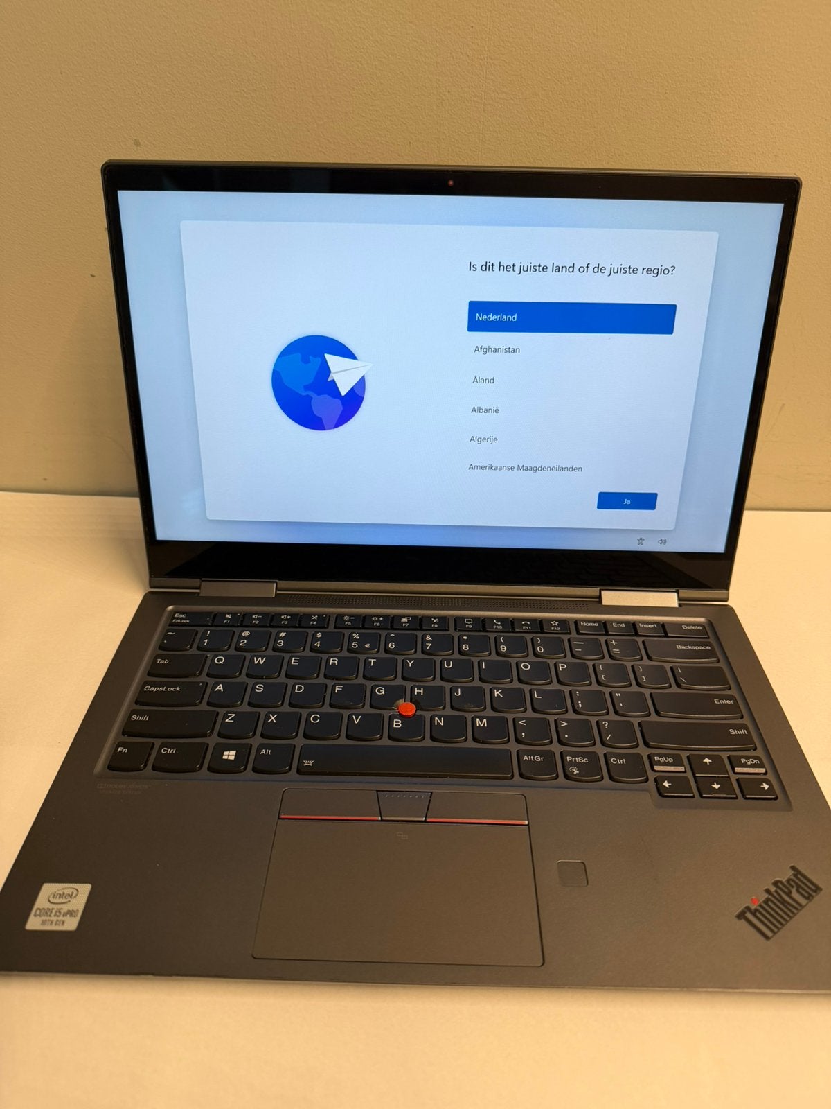 Lenovo ThinkPad X1 Yoga Gen 5 - i5 - 256 gb SSD - 16 gb RAM, Computers en Software, Windows Laptops, Gebruikt, 2 tot 3 Ghz, Qwerty