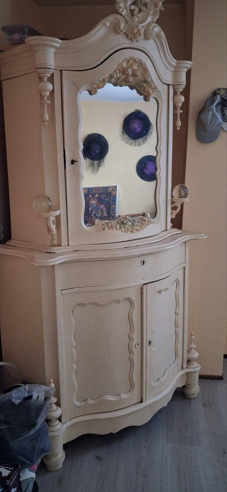 Brocante buffetkast, Ophalen, Gebruikt, 200 cm of meer, 25 tot 50 cm