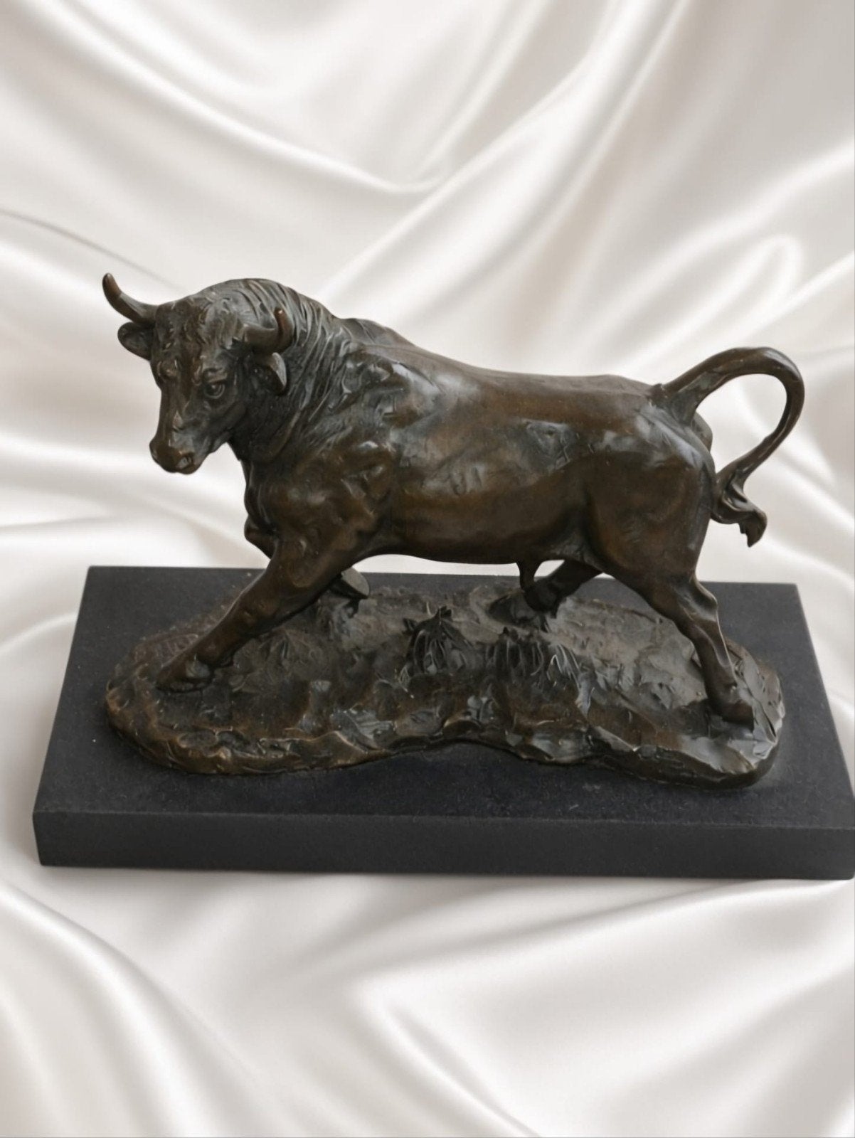 Bronzen Stierenbeeld, Ophalen of Verzenden, Brons