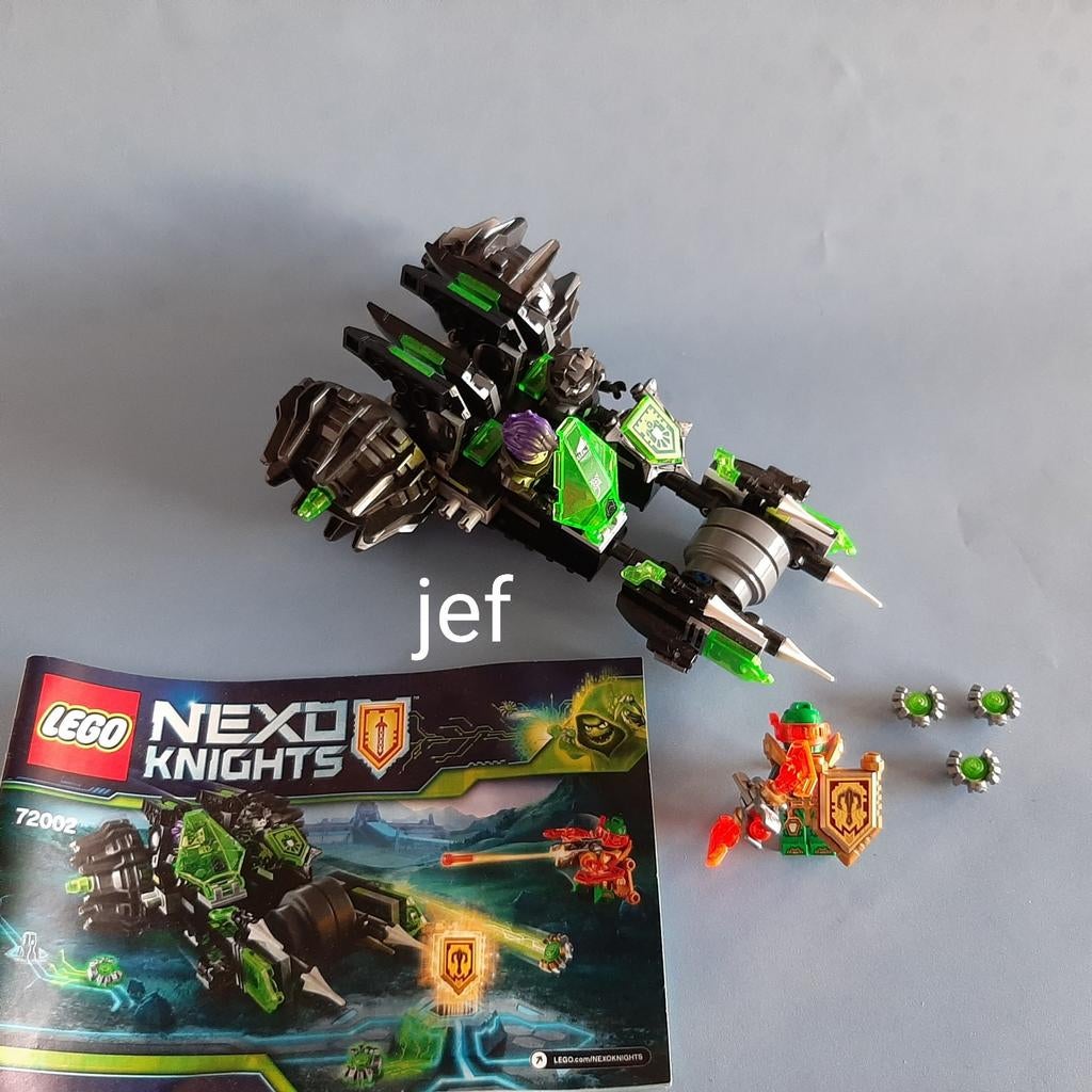 LEGO Nexo Knights 72002 Twinfector met 3 minifiguren, Ophalen of Verzenden, Zo goed als nieuw, Complete set, Lego
