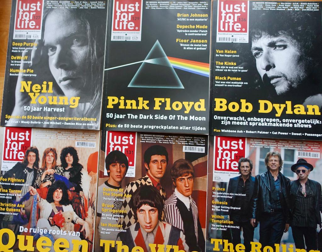 Lust For Life magazine 33x, Ophalen of Verzenden, Zo goed als nieuw, Muziek, Film of Tv