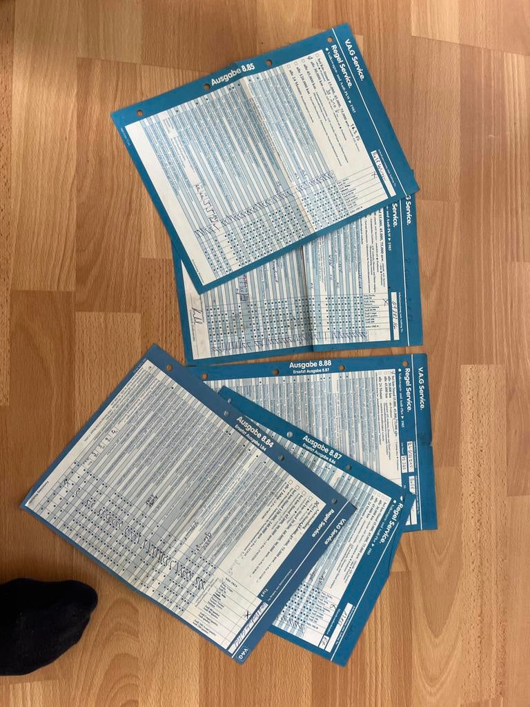 VAG ServicebladenVW Golf 1 (uitgaven 84, 85, 87, 88), Ophalen of Verzenden, Gelezen, Volkswagen