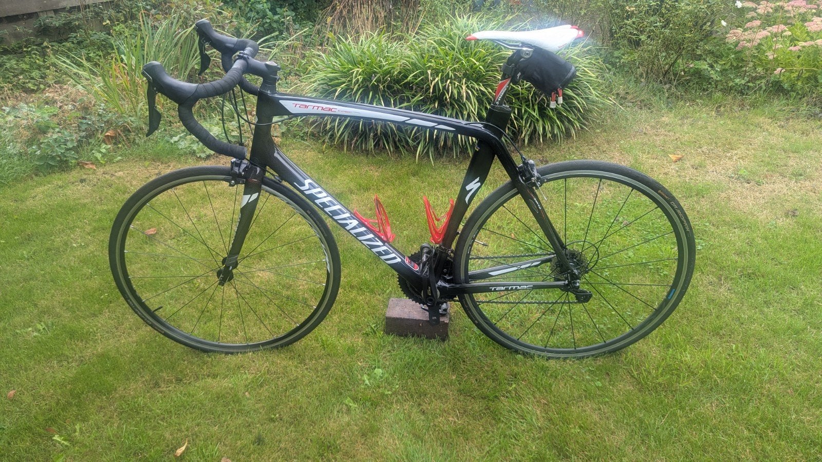Specialized Tarmac Expert SL4 Racefiets - Shimano 105, Fietsen en Brommers, 28 inch, Carbon, Zo goed als nieuw, 57 tot 61 cm