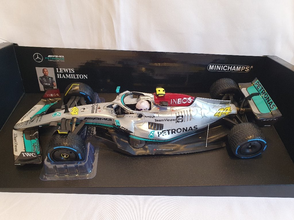 Lewis Hamilton Mercedes F1 Team W13 Monaco 2020 1:18, Ophalen of Verzenden, Nieuw, Auto, MiniChamps