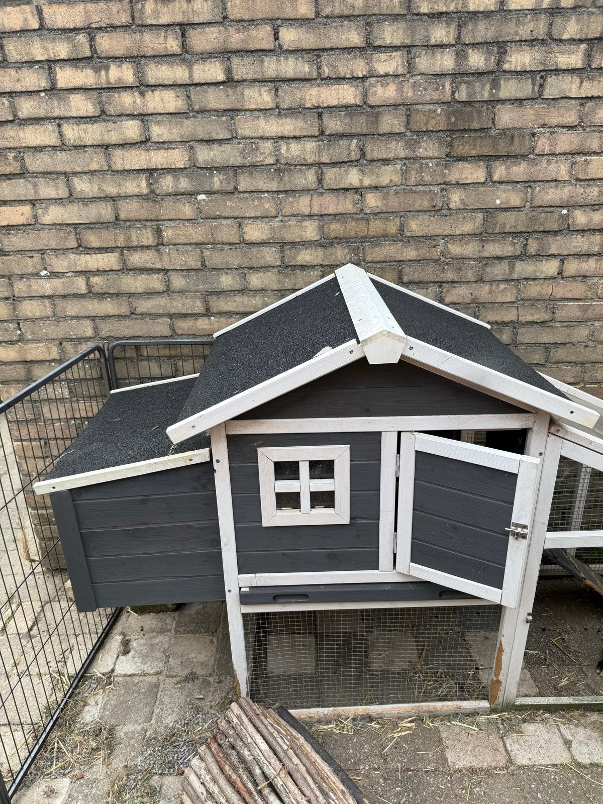 Konijnenhok voor buiten, Ophalen, Gebruikt, 110 cm of meer, Hok