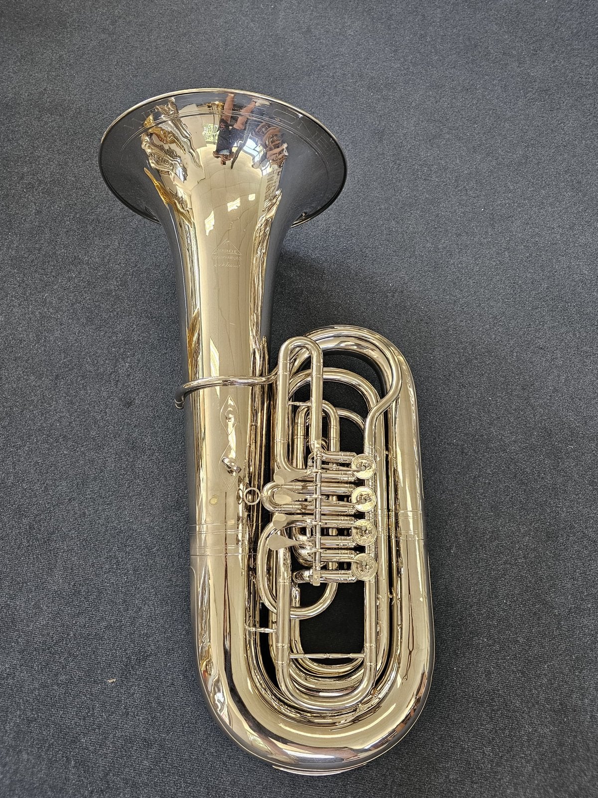 Miraphone Waldkraiburg Exklusiv mod. 190 6/4 Kaiser Bes Bas, Ophalen, Gebruikt, Bes-tuba