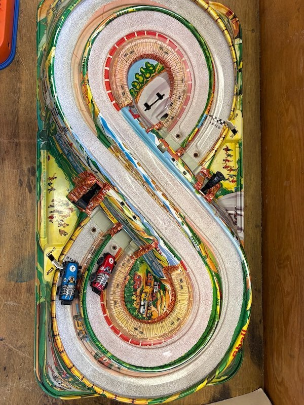 Nostalgische Racebaan 'Super Speedway' van Technofix - 1970, Ophalen of Verzenden