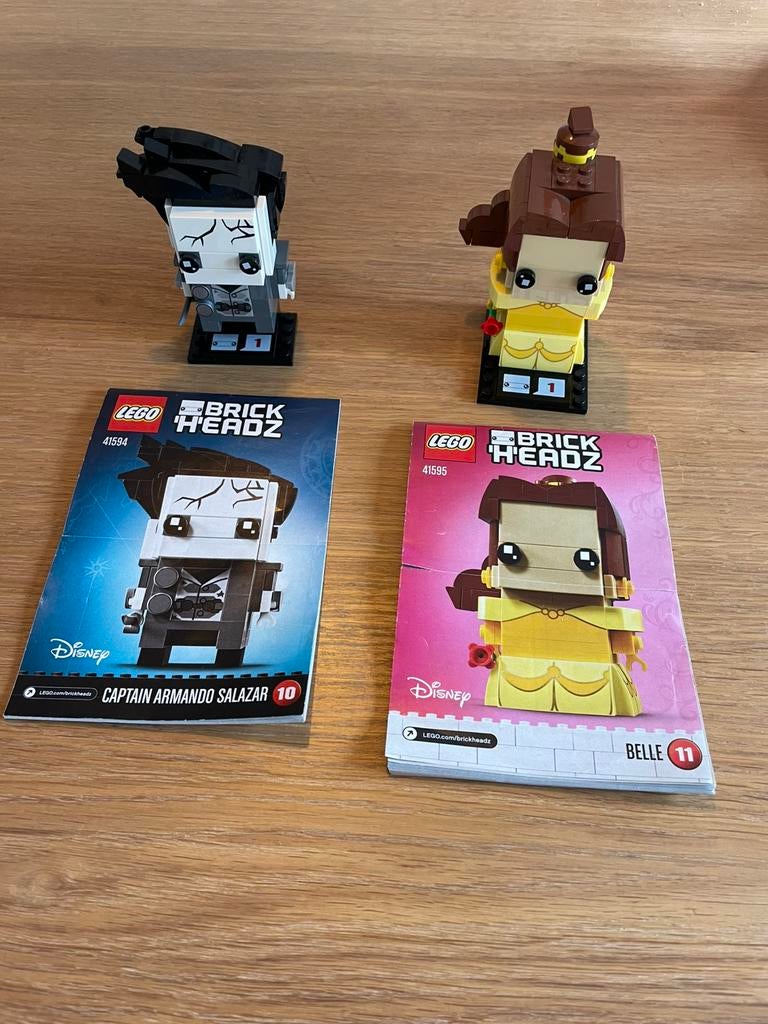Pakketje van 2 LEGO Brick Headz, 41594 en 41595, Ophalen of Verzenden, Gebruikt, Lego
