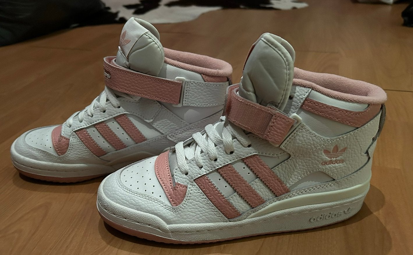 Adidas sneakers wit/roze | maat 38, Wit, Ophalen of Verzenden, Sneakers of Gympen, Zo goed als nieuw