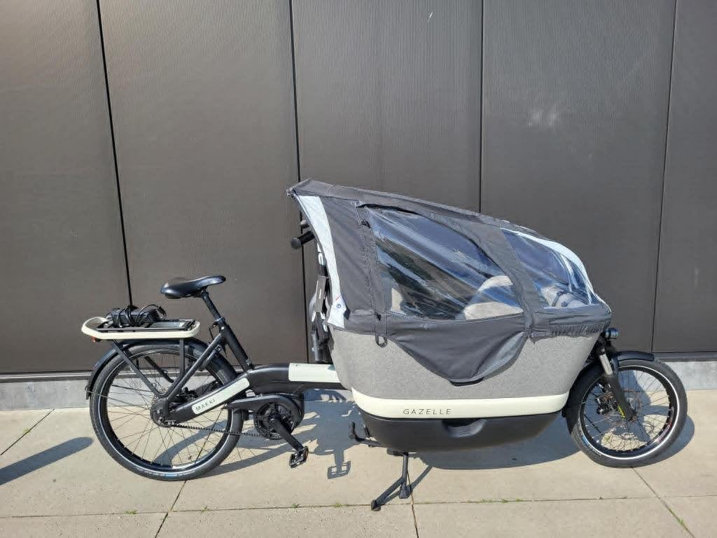 Gazelle Makki Load   500WH, Fietsen en Brommers, Fietsen | Bakfietsen, 4 kinderen of meer, Elektrisch, Ophalen of Verzenden, Zo goed als nieuw