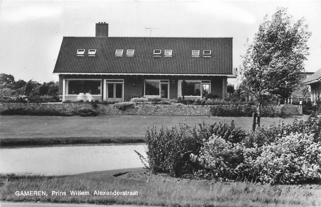 378-372-035 Gameren Prins Willem Alexanderstraat, Verzamelen, Ansichtkaarten | Nederland, Verzenden, Voor 1920, Gelderland