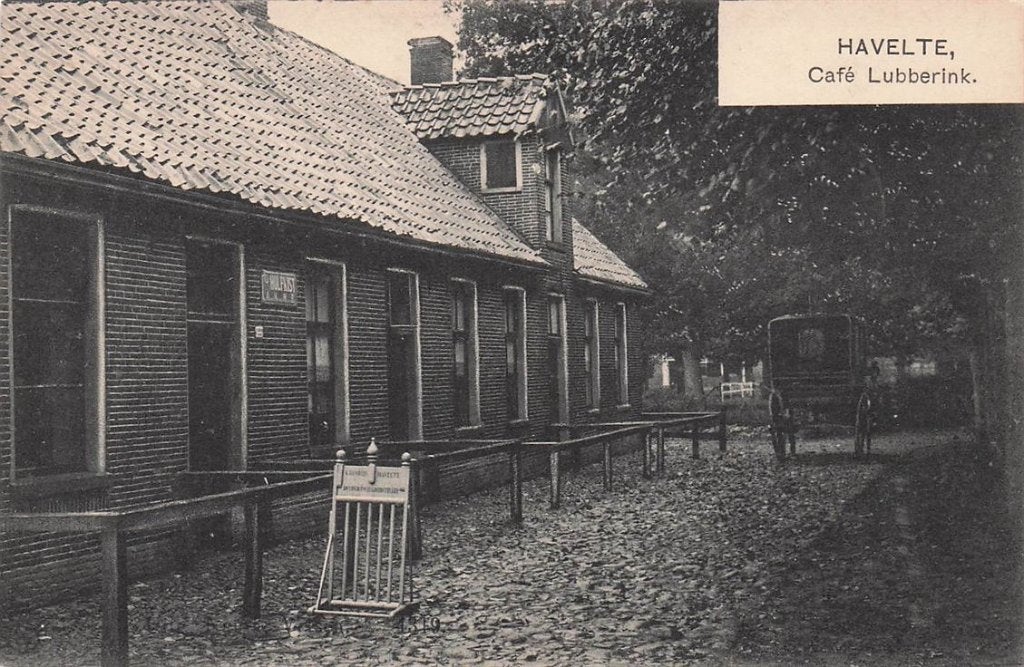 702-126-041 Havelte Cafe Lubberink, Verzenden, Voor 1920, Drenthe