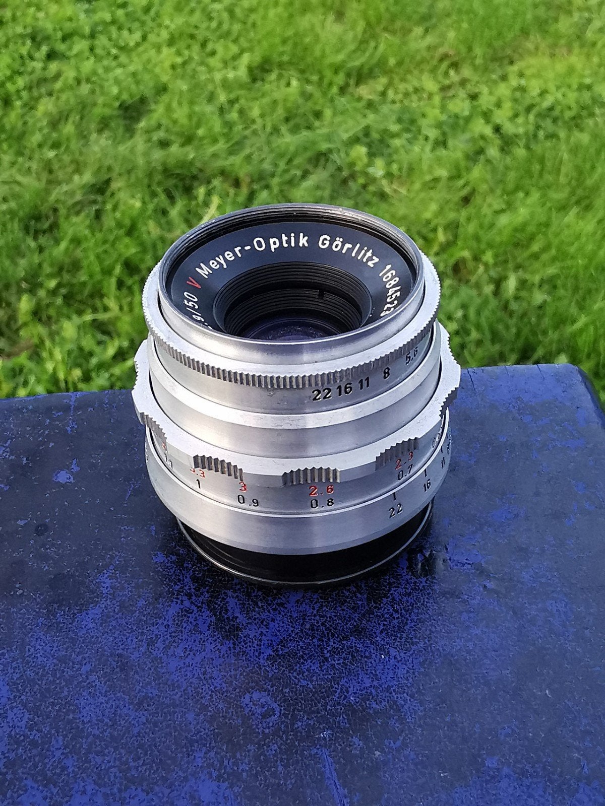 Meyer-Optik Görlitz Trioplan 50mm F/2.9 EXA-VATTING, Ophalen of Verzenden, 1960 tot 1980, Lens of Lenzen