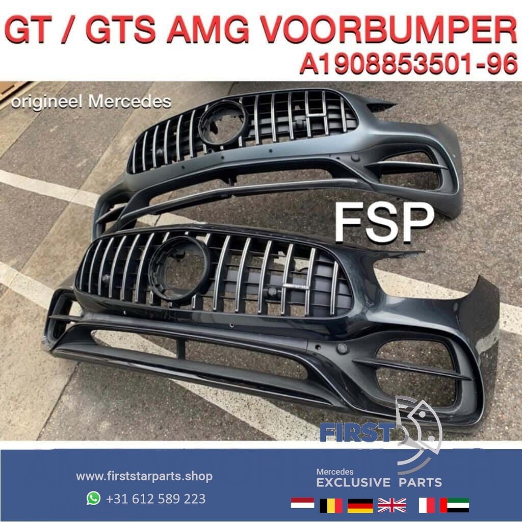 X290 W190 C190 R190 GTR GTS 63 AMG VOORBUMPER COMPLEET Merce, Gebruikt, -, Voor, Ophalen of Verzenden