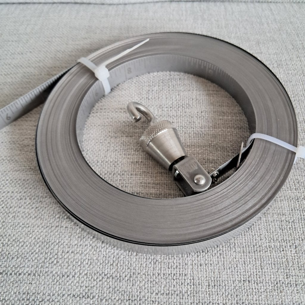 Navulling landmeter rolmaat rvs 35 meter 0806, Doe-het-zelf en Verbouw, -, Ophalen of Verzenden, Zo goed als nieuw, -