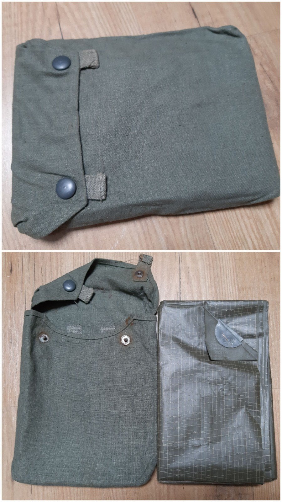 Gaspouch gasplane tas canvas met inhoud Gasmasker naoorlogs, Ophalen of Verzenden, Overige soorten, Duitsland, Overige typen