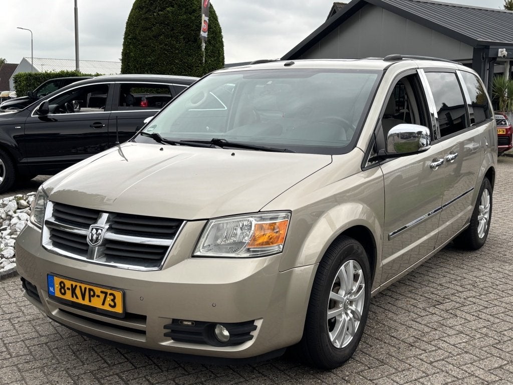 Dodge Grand Caravan 4.0 V6 Aut 2008 7-Persoons Trekhaak, Automaat, 7 stoelen, Beige, Bedrijf