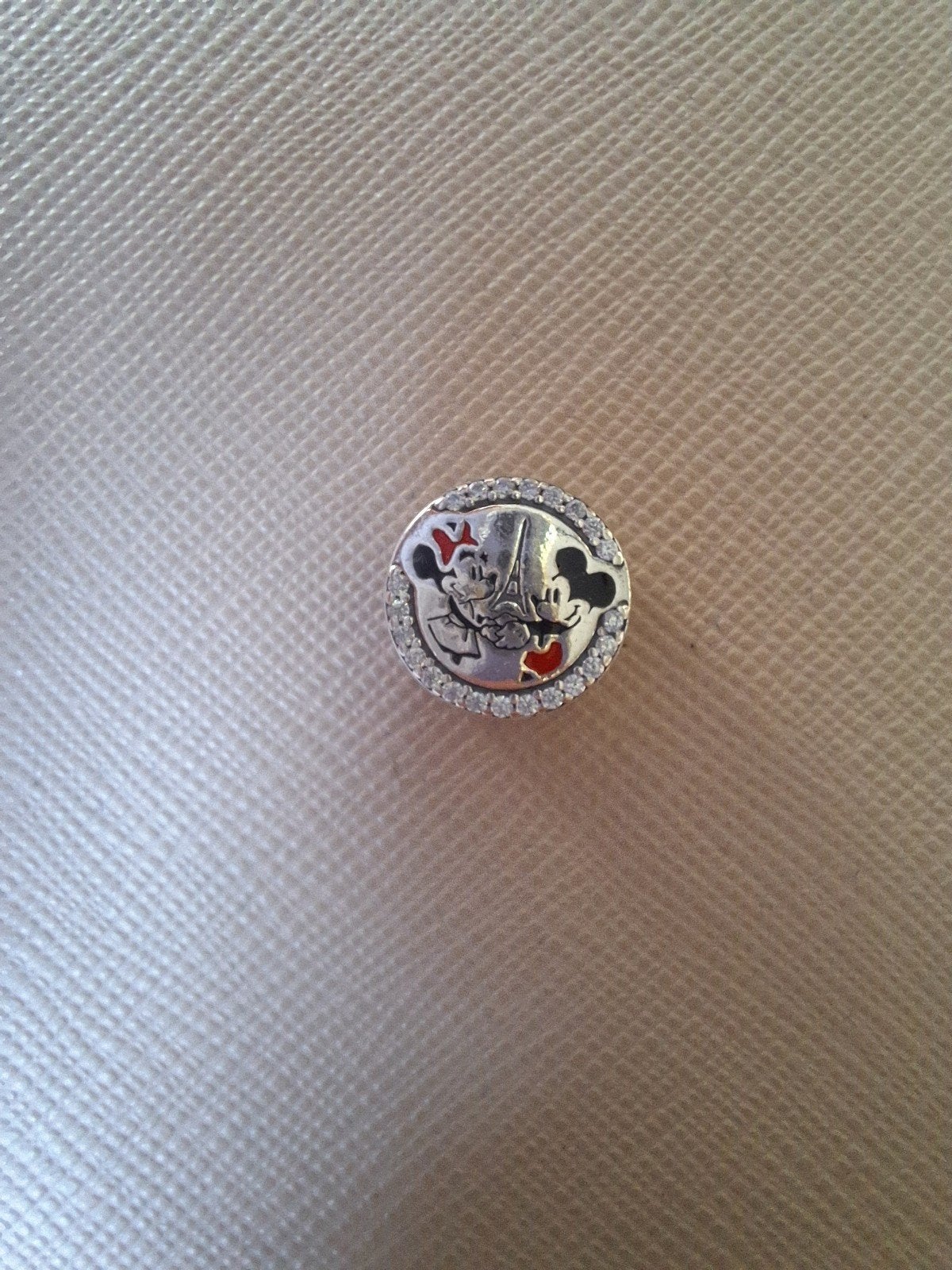 Pandora Mickey en minnie., Ophalen of Verzenden, Nieuw, Zilver, Pandora