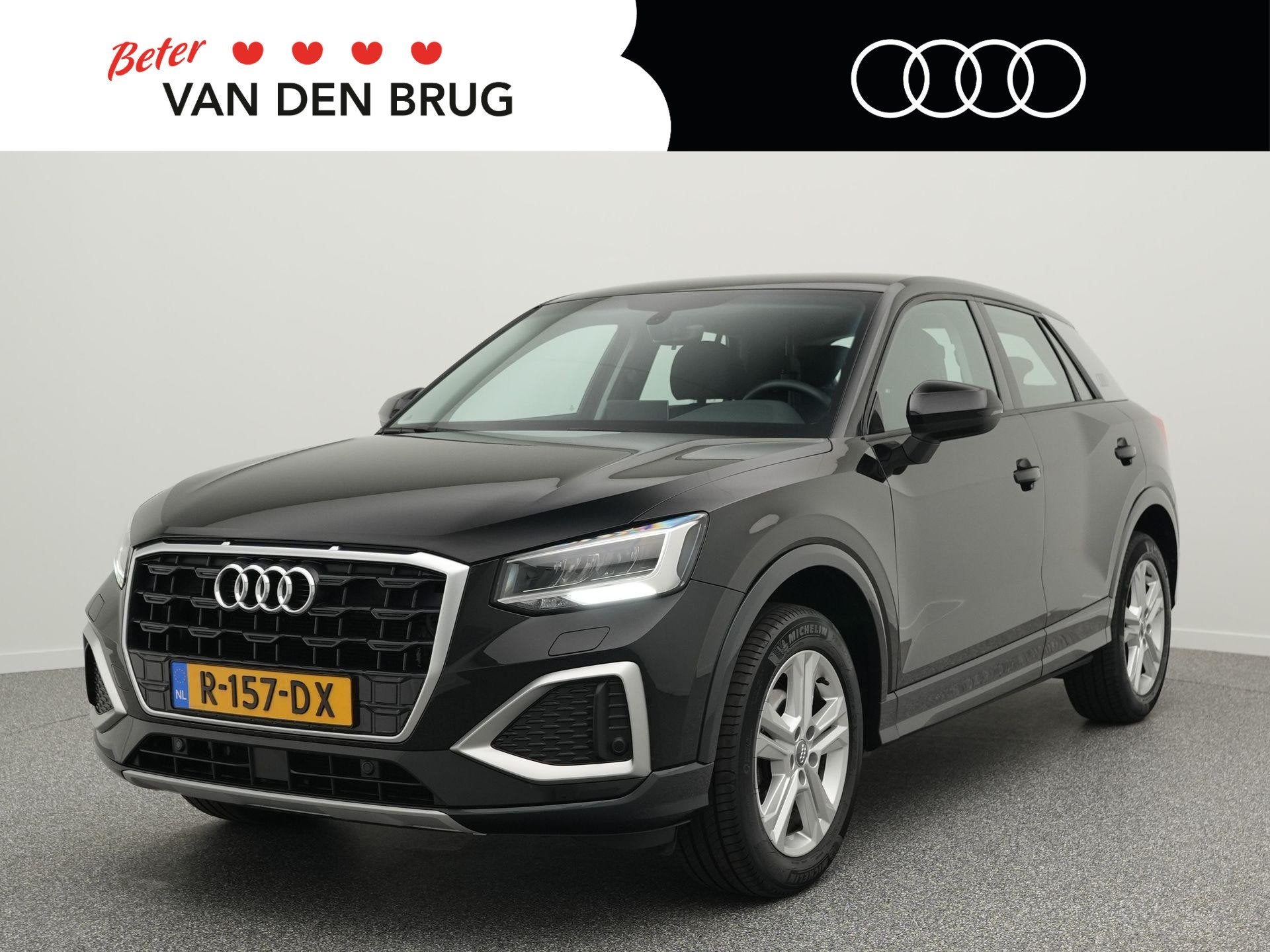Audi Q2 35 TFSI 150PK Advanced edition S-tronic | Standkache, Auto's, 4 cilinders, 150 pk, Zwart, Leder