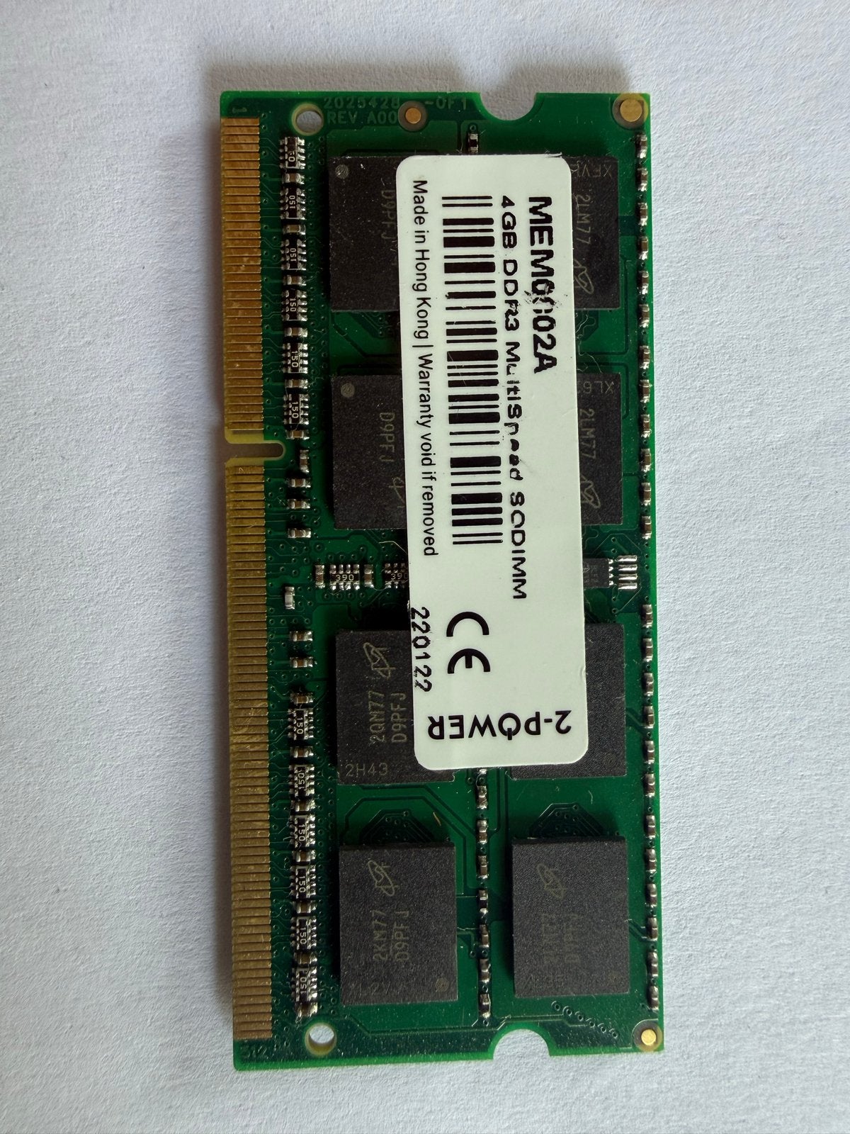 4GB DDR3 SODIMM RAM Geheugen voor Laptop, Gebruikt, DDR3, Ophalen of Verzenden, Laptop