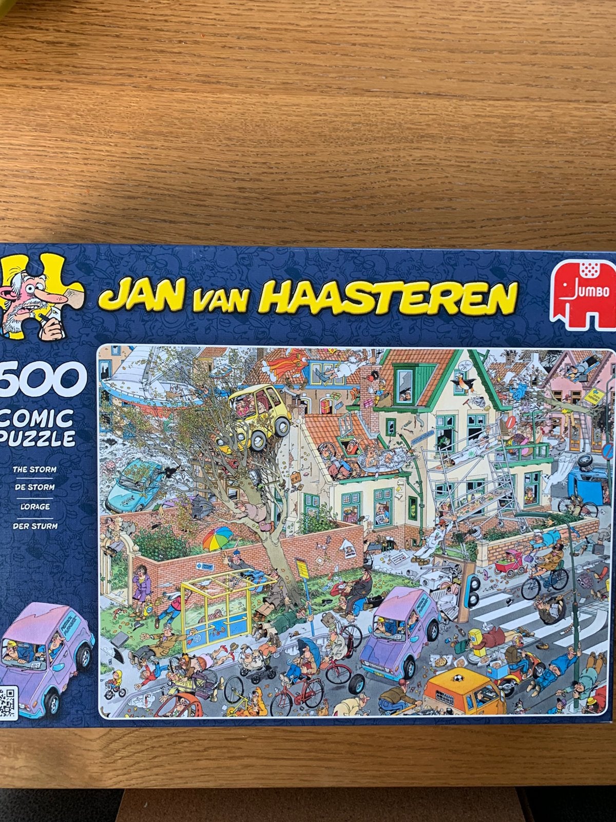 Jan van Haasteren puzzel de Storm, Ophalen of Verzenden, 500 t/m 1500 stukjes, Zo goed als nieuw
