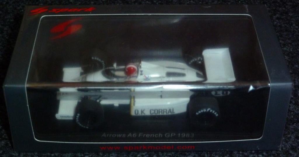 1983 - Arrows A6 - Marc Surer - French GP, Hobby en Vrije tijd, Modelauto's | 1:43, Ophalen of Verzenden, Nieuw, Auto, Overige merken