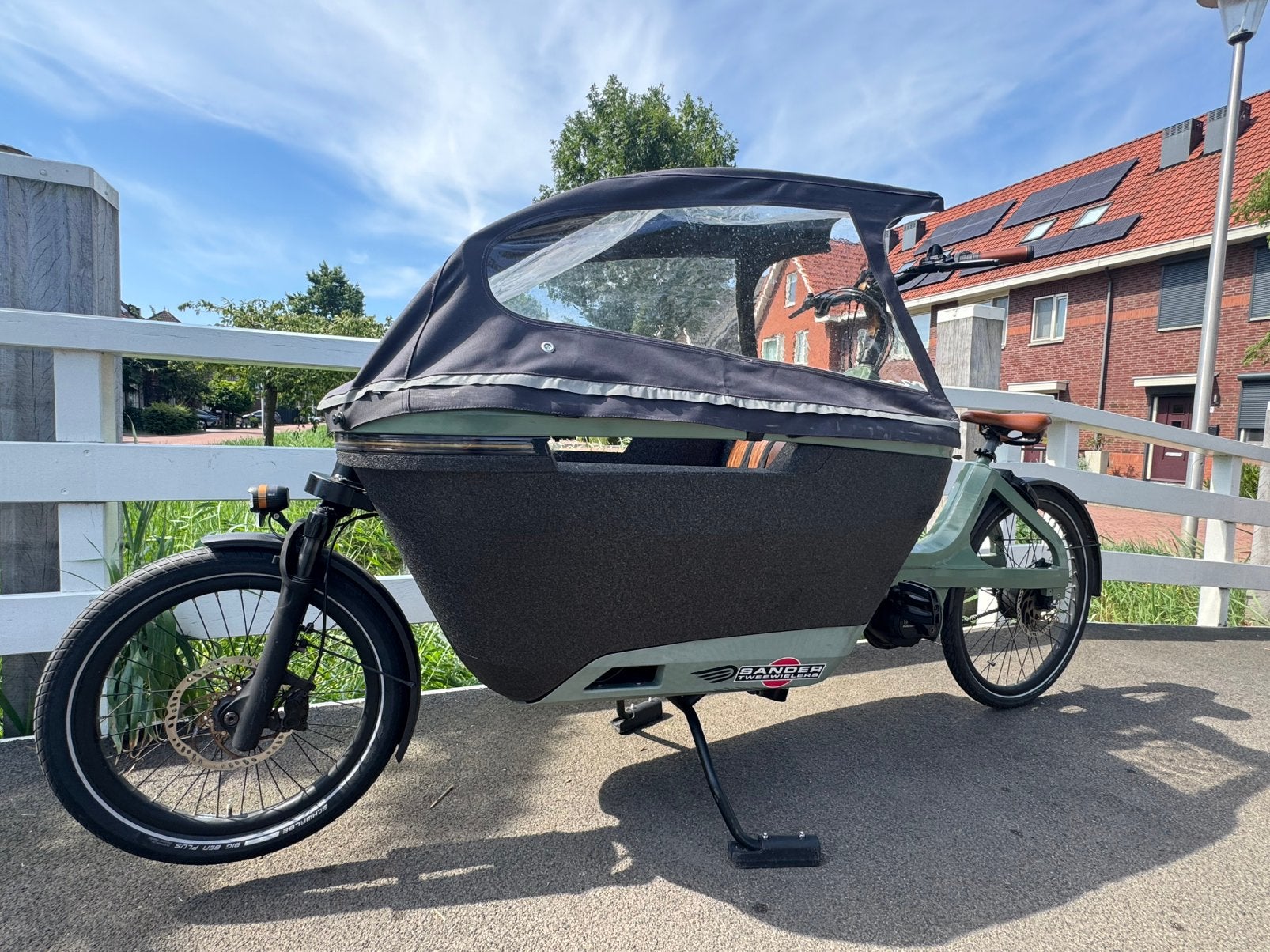 Lovens elektrische bakfiets ZGAN Performance riem belt, Overige merken, 4 kinderen of meer, Ophalen of Verzenden, Zo goed als nieuw