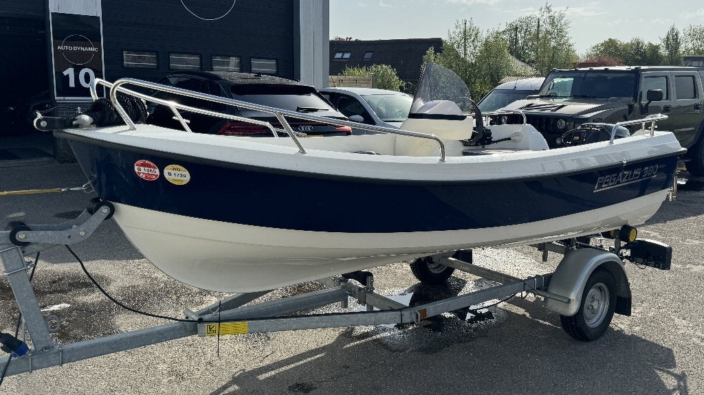 Pegazus 380 met BB 15PK en Pega Trailer, Ophalen, 4 m, 15 pk, Zo goed als nieuw