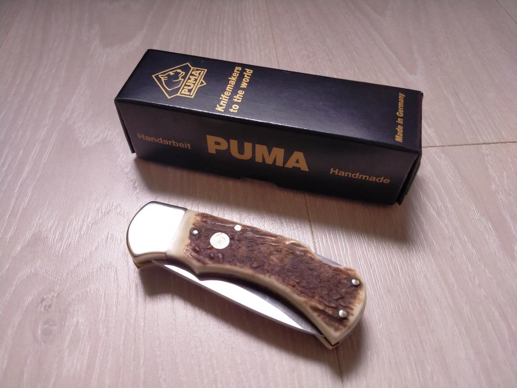 Puma 4 star zakmes hertshoorn Solingen zakmes nieuw, Ophalen of Verzenden, Nieuw
