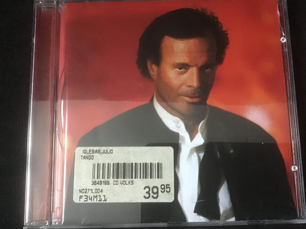 Julio Iglesias, Tango cd, Ophalen of Verzenden, Zo goed als nieuw