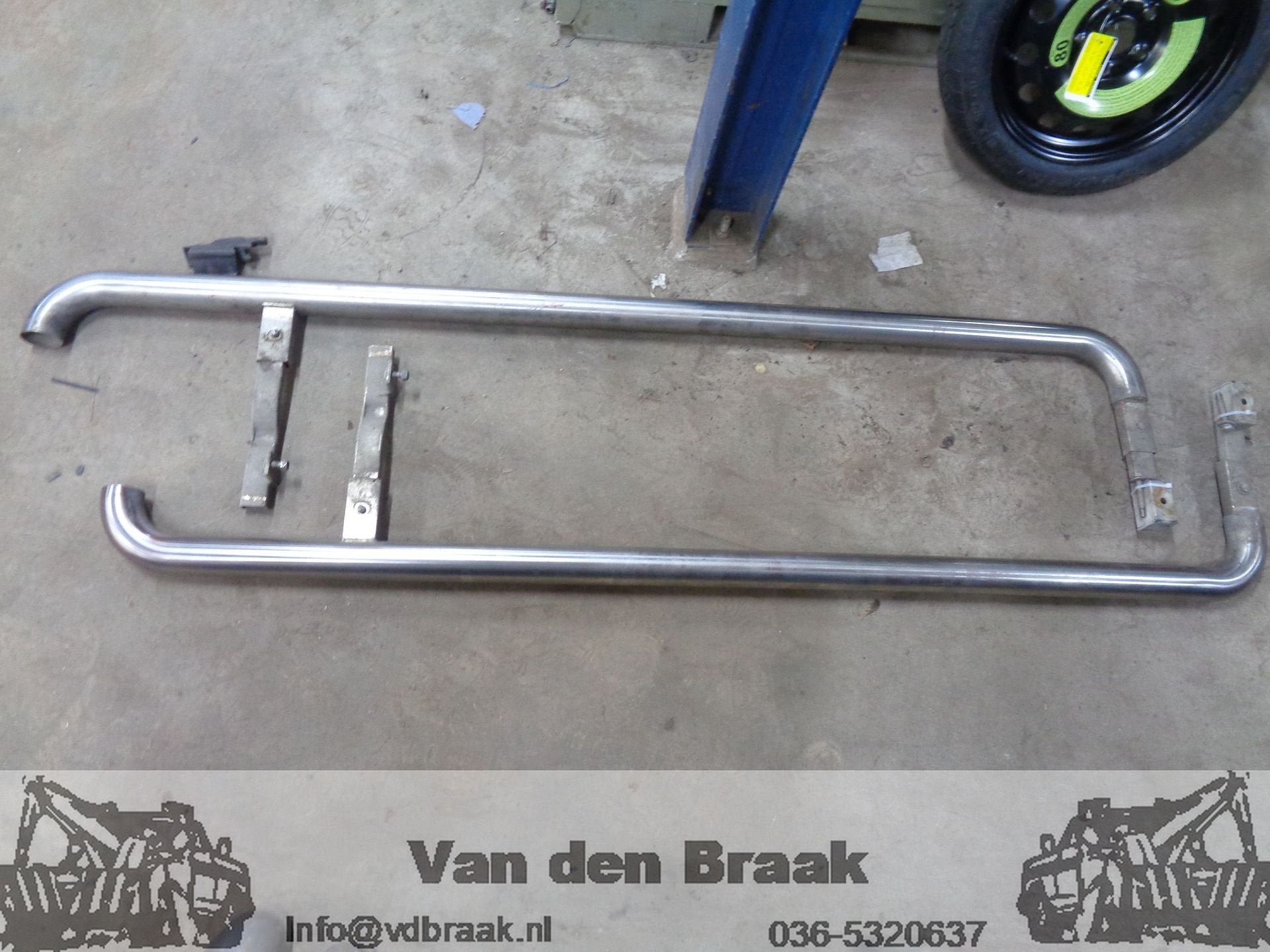 Volkswagen Caddy L1 2010-2015 RVS Sidebars, Gebruikt, -, Volkswagen, Ophalen of Verzenden