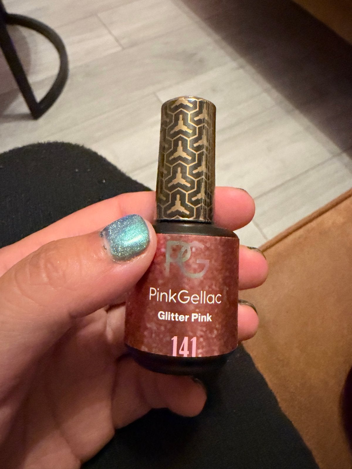 Pink Gellac Glitter Pink 141 ongebruikt, Ophalen of Verzenden, Nieuw, Overige typen