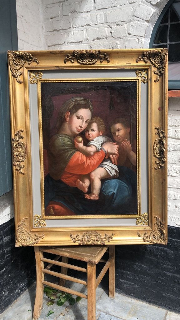 Madonna met kind 17e Firenze Italy, Verzenden