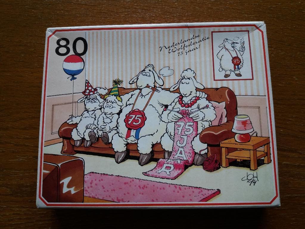 van Haasteren - WOLFEDERATIE 75 jaar  BIEDEN bij ADVERTENTIE, Hobby en Vrije tijd, Verzenden, Minder dan 500 stukjes, Gebruikt
