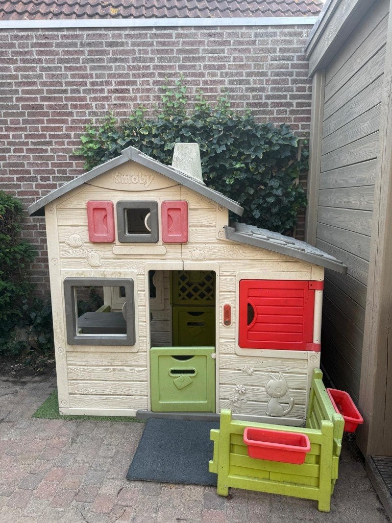 Leuk speelhuis van Smoby te koop!, Ophalen, Gebruikt, Kunststof