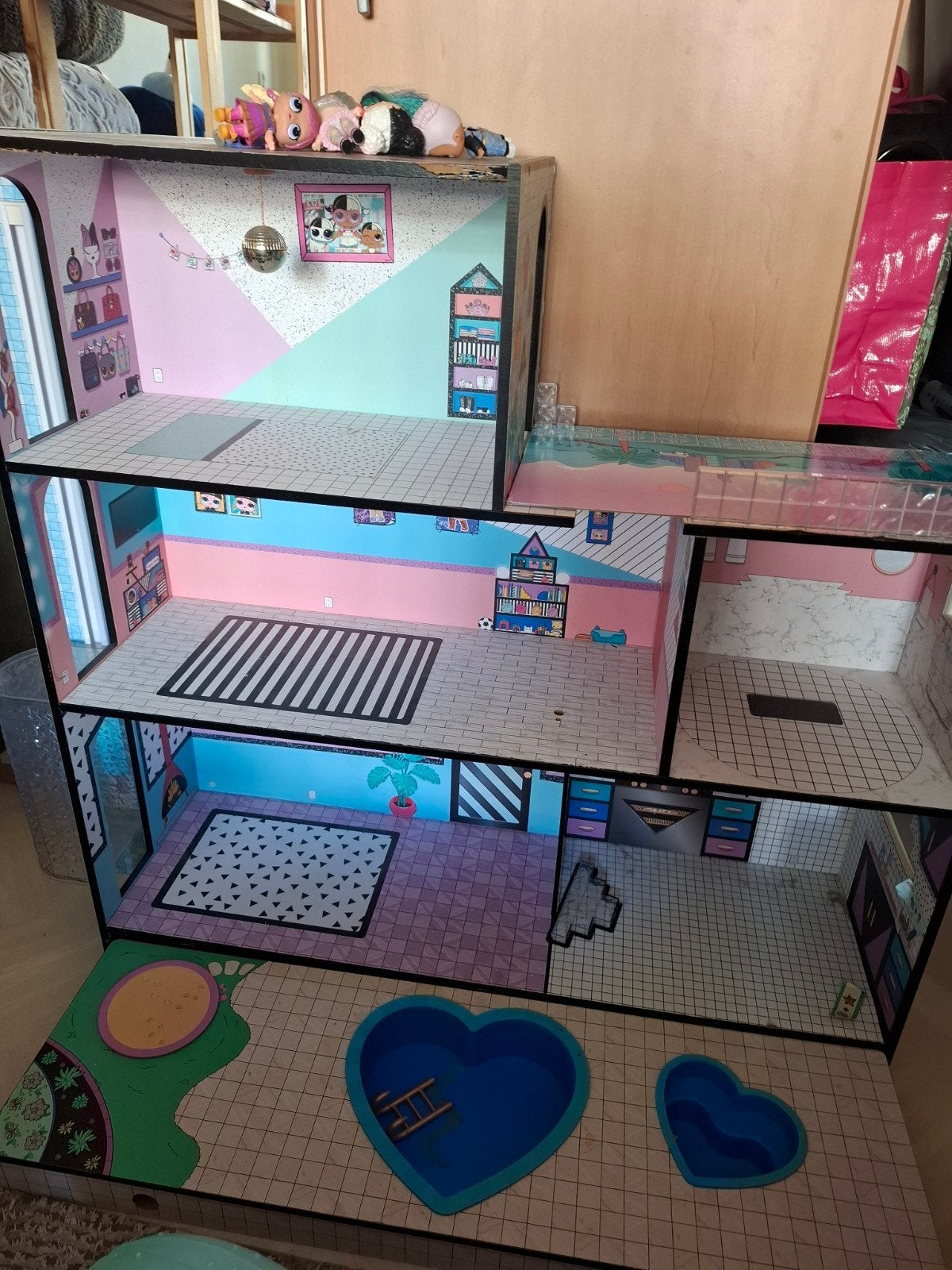 LOL poppenhuis camper en accesoires, Ophalen of Verzenden, Zo goed als nieuw, Poppenhuis
