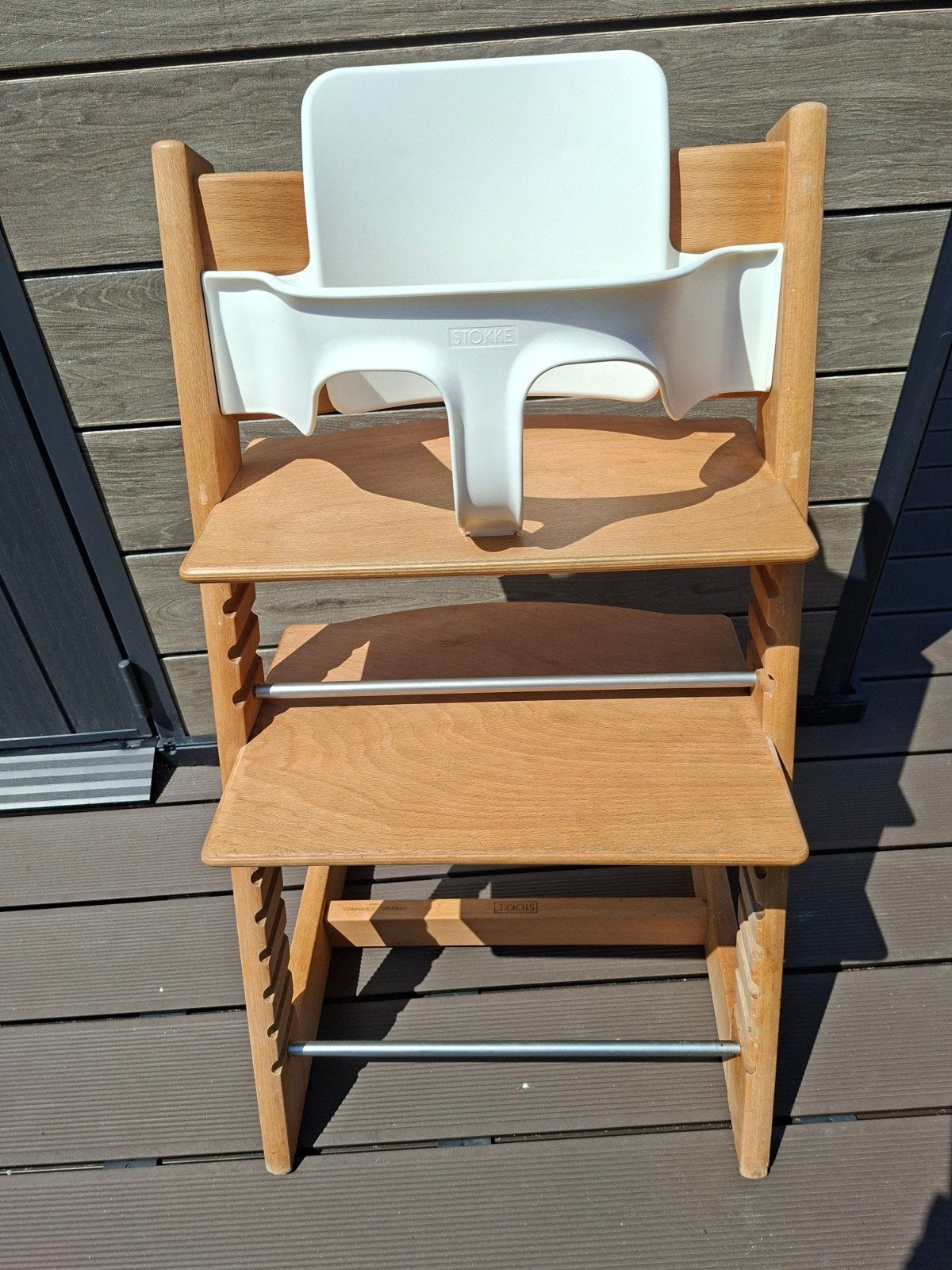 Stokke tripp trapp limited edition met babyset, Ophalen, Zo goed als nieuw, Meegroeistoel