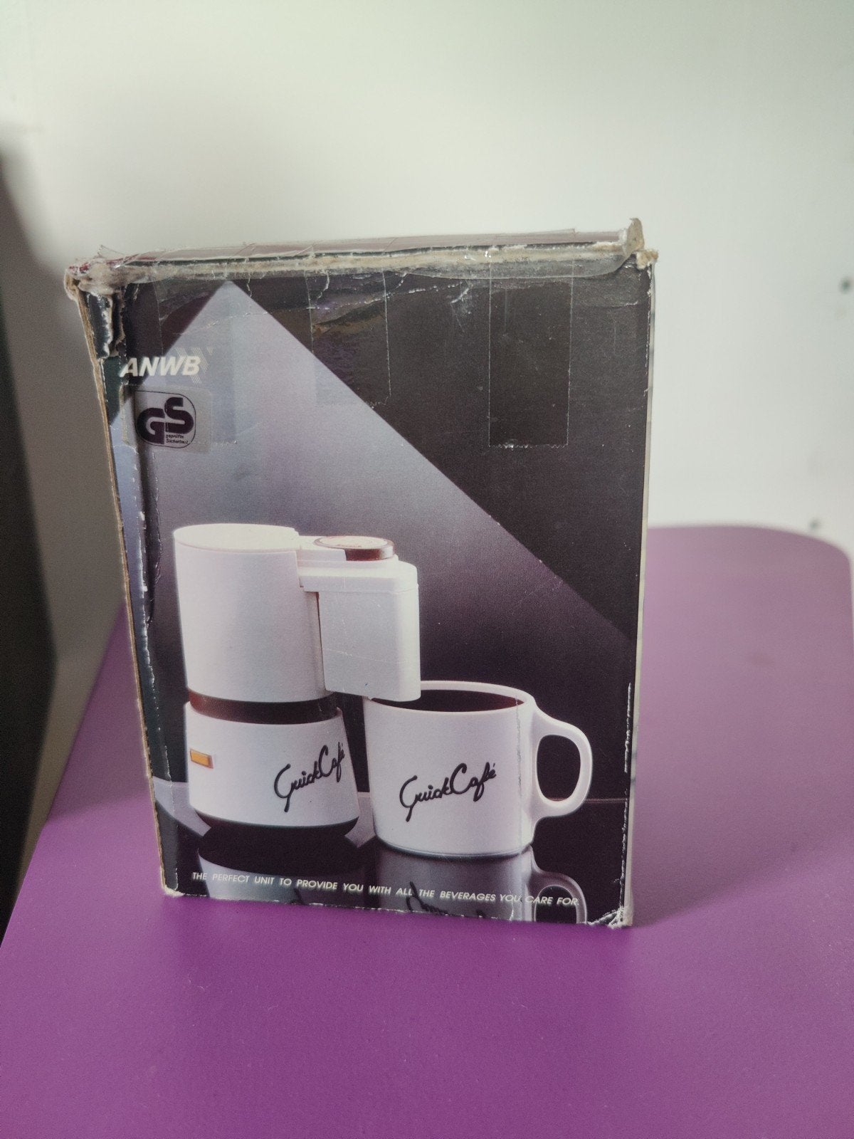 Quick Café Koffiezetapparaat met mok - Compact en Draagbaar, Gebruikt, Koffiemachine, Gemalen koffie, Ophalen of Verzenden