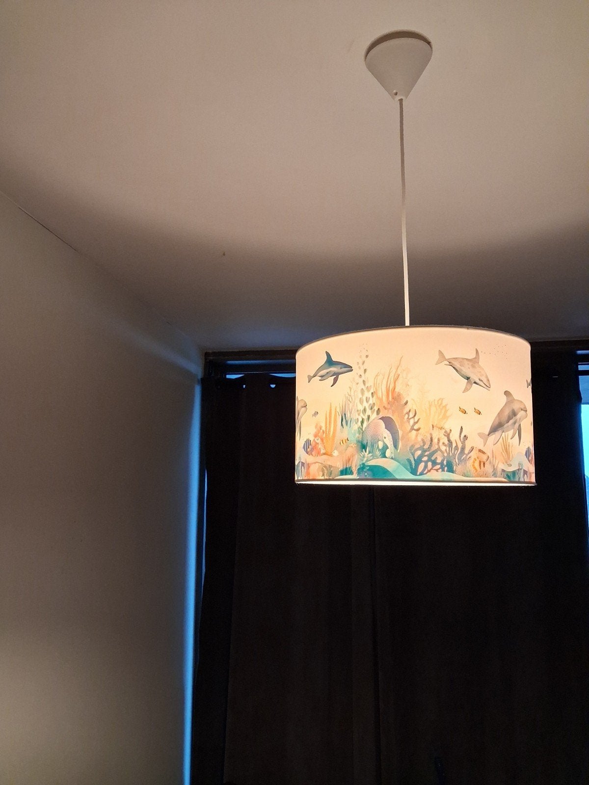 Lampenkap zeebodem, Ophalen of Verzenden, Zo goed als nieuw, Minder dan 50 cm
