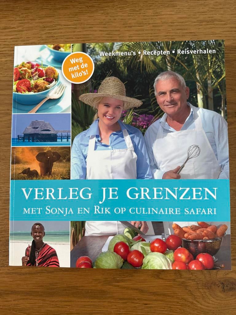 Verleg Je Grenzen - Sonja Bakker & Rik Felderhof Kookboek, Boeken, Hoofdgerechten, Ophalen of Verzenden, Zo goed als nieuw, Afrika