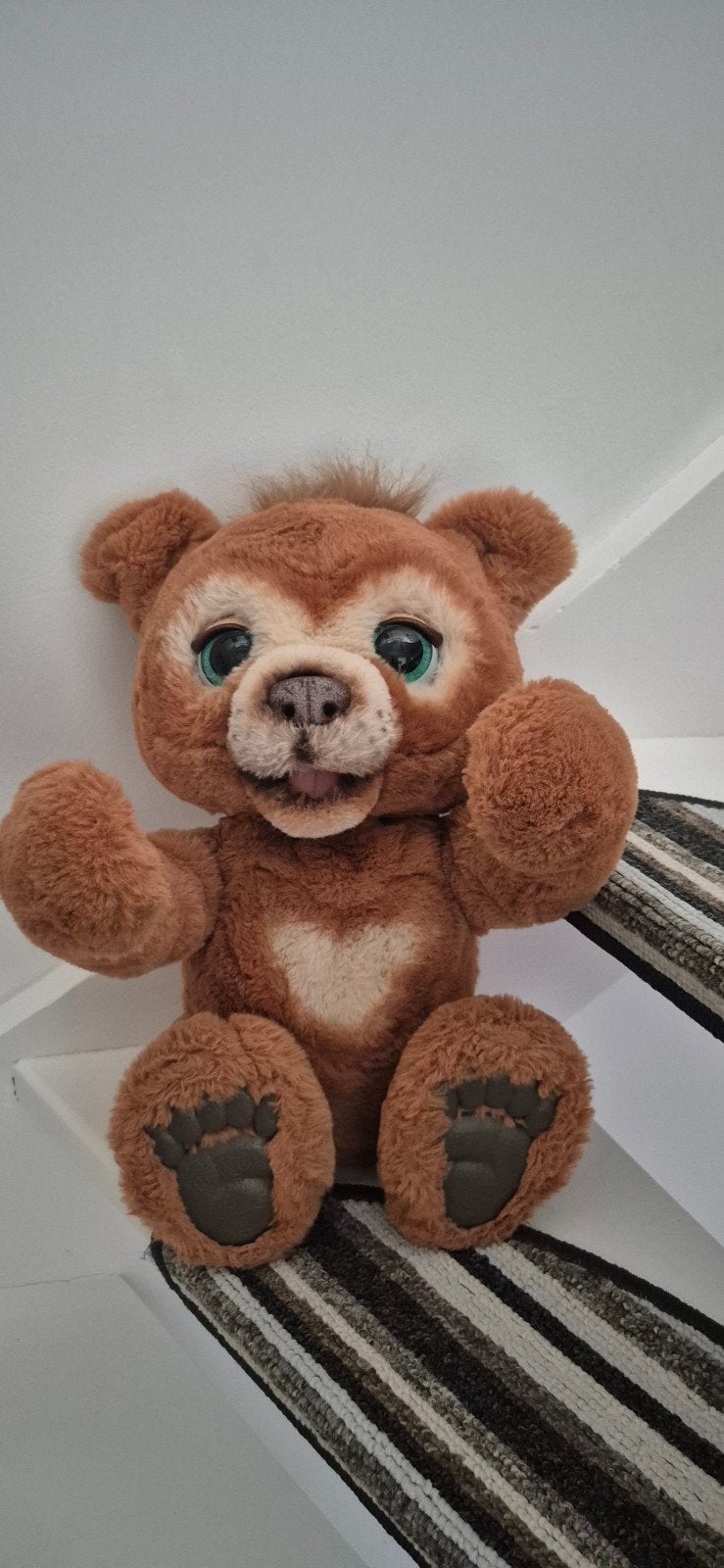 FurReal Friends Cubby de nieuwsgierige beer, Kinderen en Baby's, Ophalen, Gebruikt, Overige merken, Beer