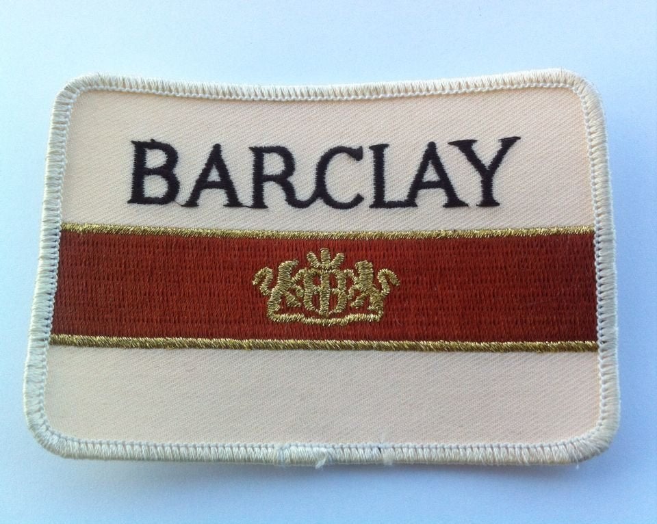 barclay patch Jack Middelburg badge opnaai embleem 7x10, Ophalen of Verzenden, Nieuw, Formule 1