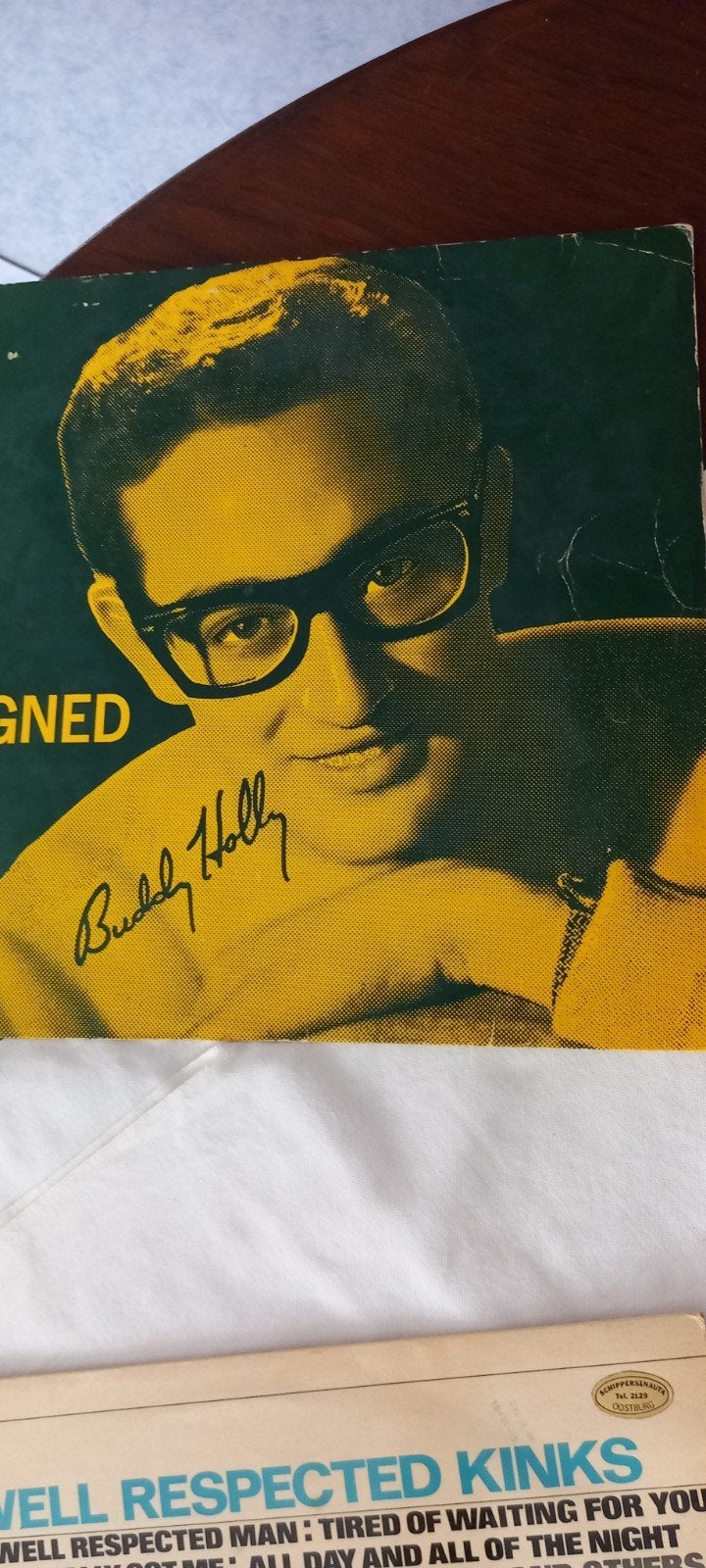Buddy Holly - Signed LP (Coral 97 800), LP, Rock, Gebruikt, Originele persing