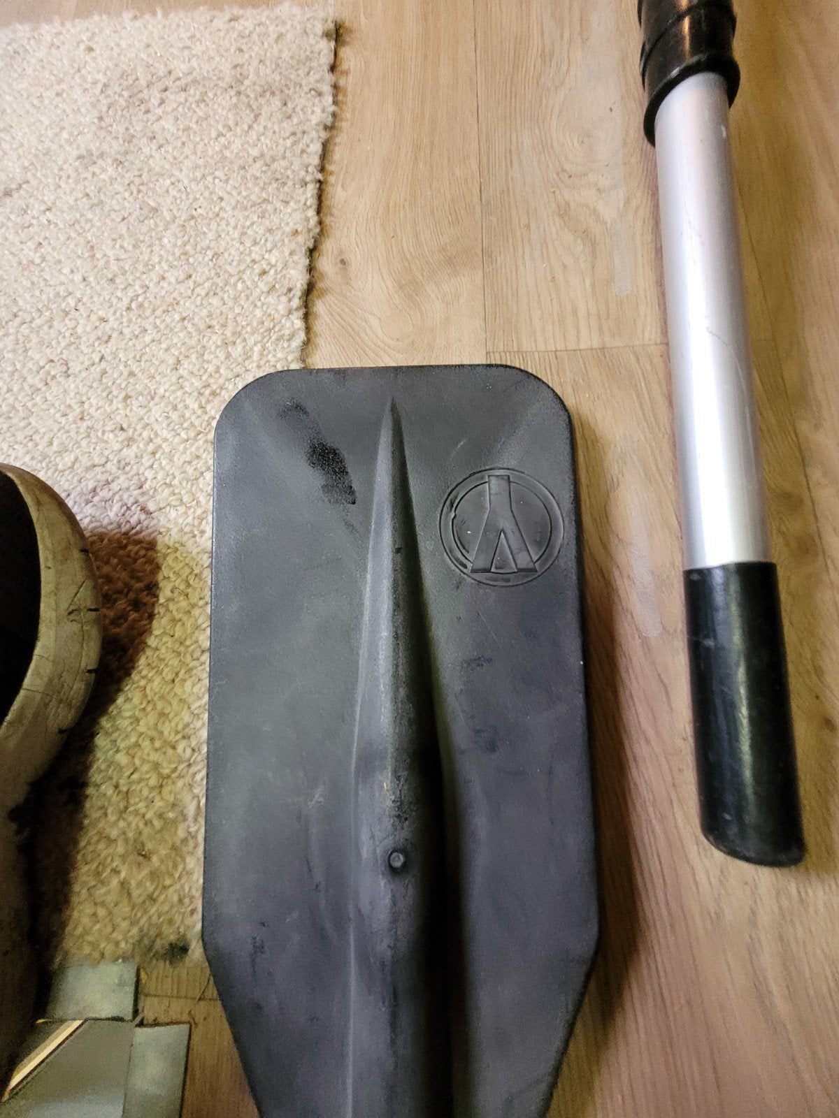 Set van 2 peddels voor boot of kano, Ophalen of Verzenden, Gebruikt, Dubbelbladige peddel