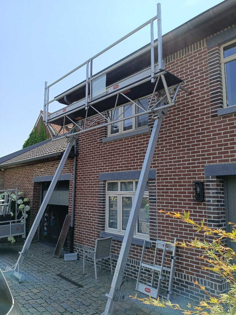 Altrex Triangelbrug 12m, Ophalen, Gebruikt, Gevelsteiger, 5 meter of hoger