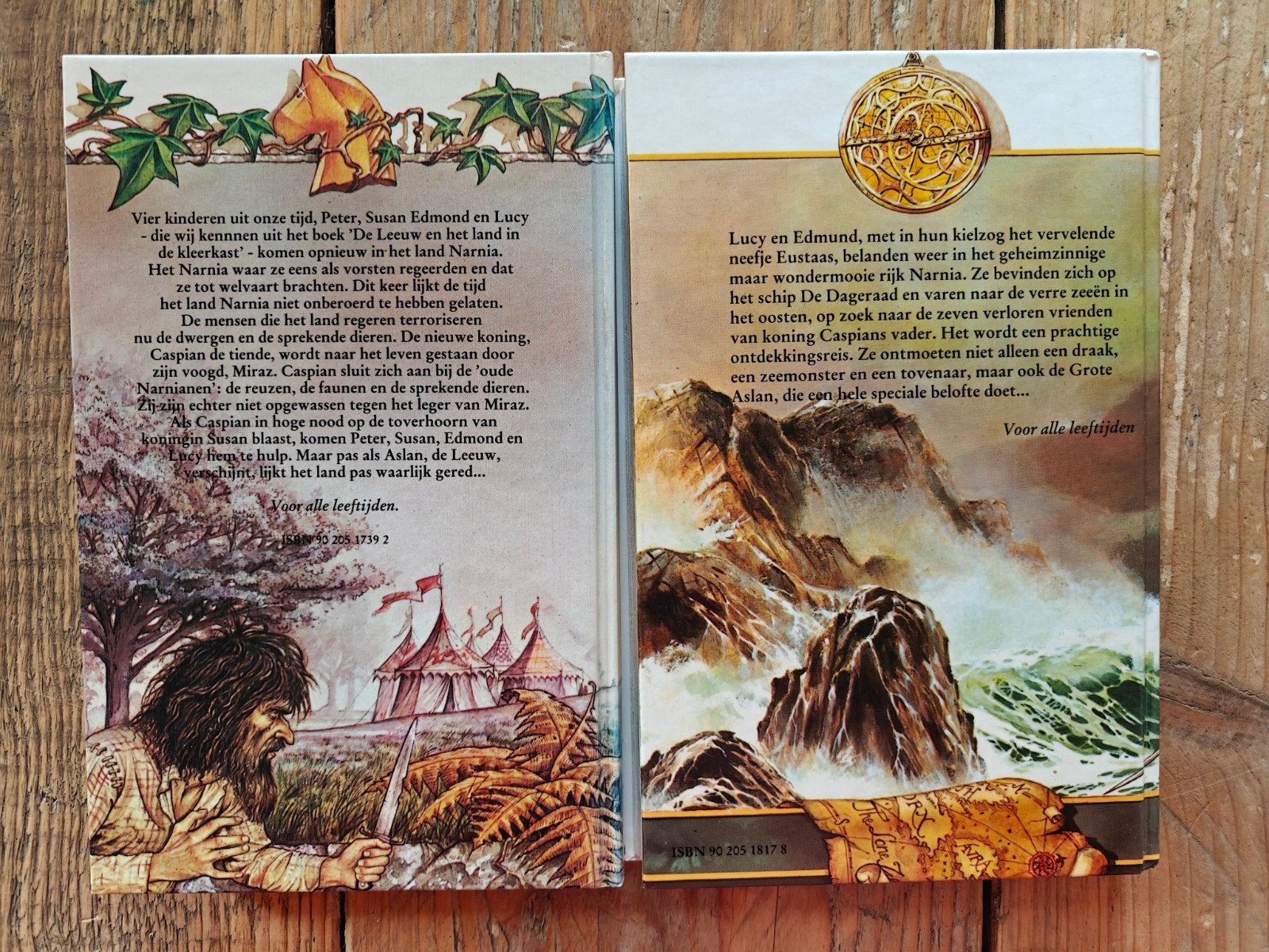 2 Retro boeken van de serie: De Kronieken van Narnia., Boeken, Ophalen of Verzenden