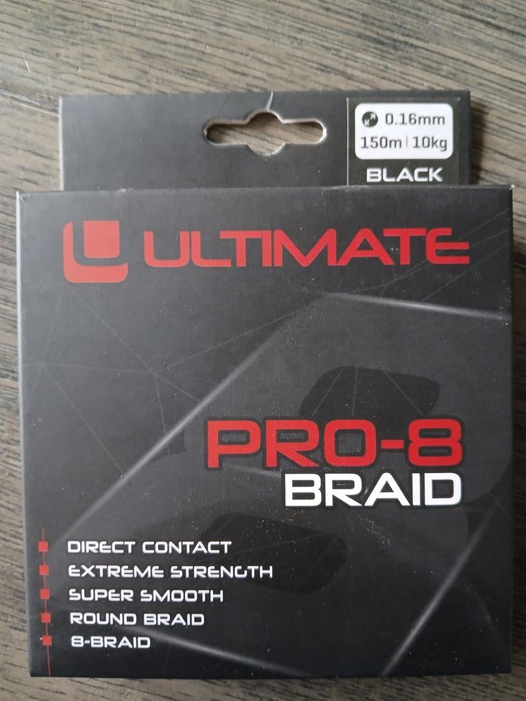 Ultimate Pro-8 Braid black, Ophalen of Verzenden, Nieuw, Vislijn